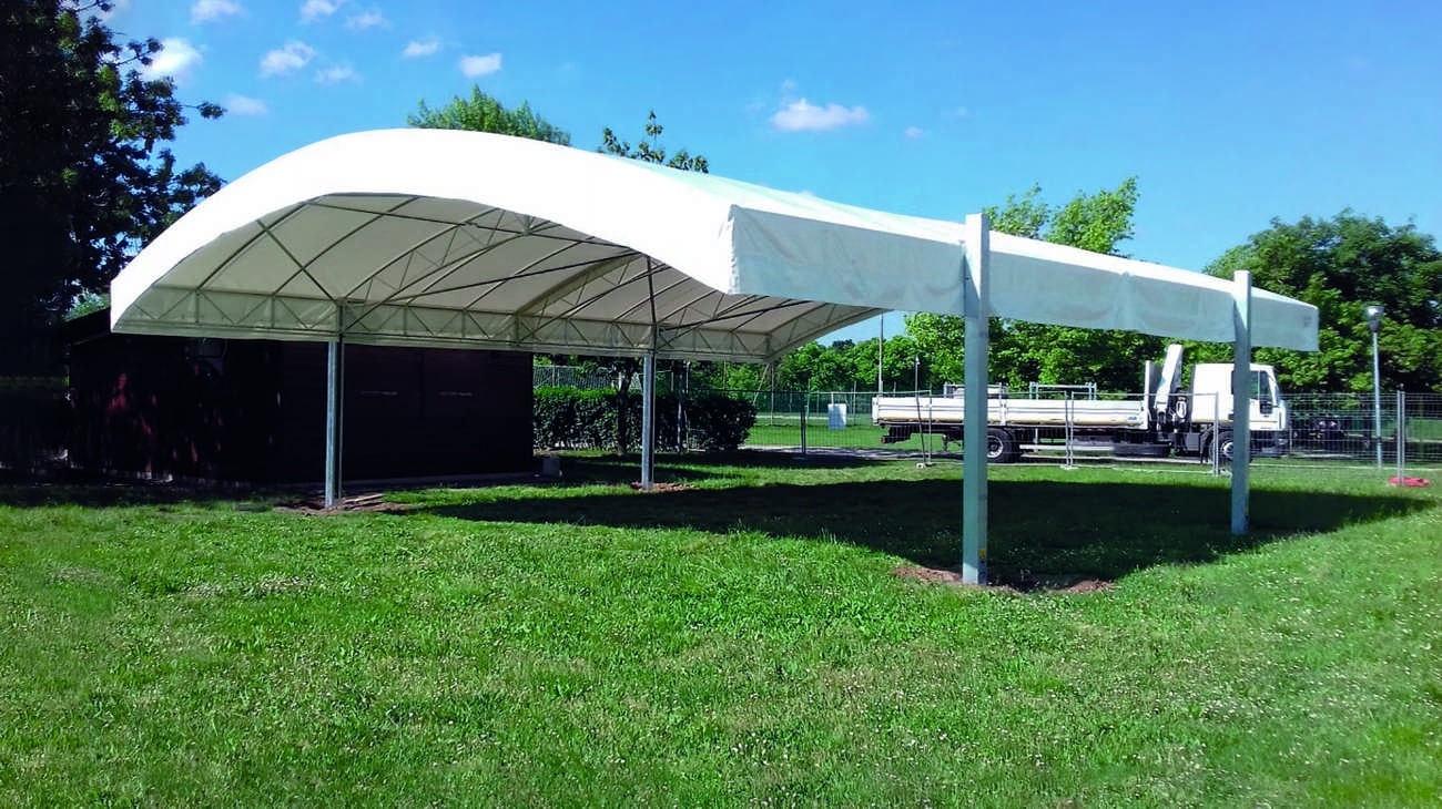 Tendone per Feste in PE Acciaio Resistente Verde Gazebo Giardino varie  misure